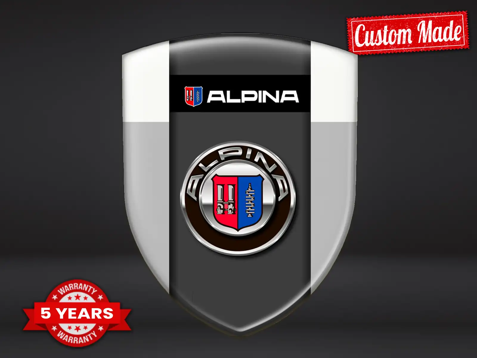 Alpina Personalisierte Autosticker Stern Exklusiv Minimal
